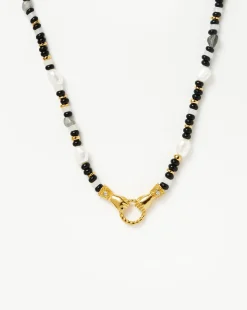 Harris Reed In Good Hands Beaded Gemstone Necklace