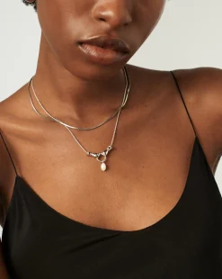 Harris Reed In Good Hands Drop Pendant Necklace