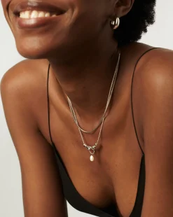 Harris Reed In Good Hands Drop Pendant Necklace