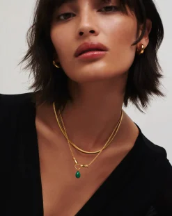 Harris Reed In Good Hands Drop Pendant Necklace