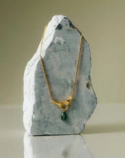 Harris Reed In Good Hands Drop Pendant Necklace