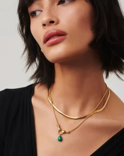 Harris Reed In Good Hands Drop Pendant Necklace
