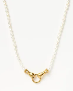 Harris Reed In Good Hands Pearl Pendant Necklace