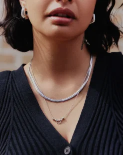Harris Reed In Good Hands Mini Pendant Slider Necklace