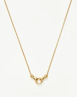 Harris Reed In Good Hands Mini Pendant Slider Necklace