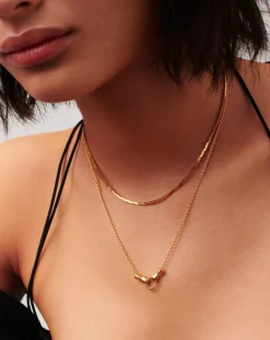 Harris Reed In Good Hands Mini Pendant Slider Necklace