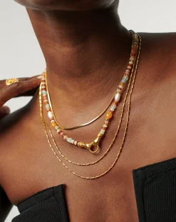Harris Reed In Good Hands Beaded Gemstone Necklace