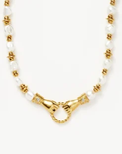 Harris Reed In Good Hands Chunky Beaded Gemstone Necklace