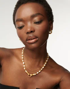 Harris Reed In Good Hands Chunky Beaded Gemstone Necklace