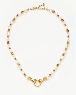 Harris Reed In Good Hands Chunky Beaded Gemstone Necklace