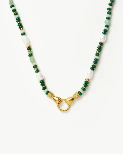 Harris Reed In Good Hands Beaded Gemstone Necklace