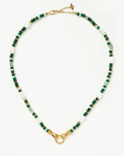 Harris Reed In Good Hands Beaded Gemstone Necklace