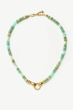 Harris Reed In Good Hands Chunky Beaded Gemstone Necklace