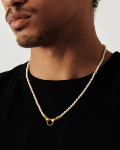 Harris Reed Medium In Good Hands Pearl Pendant Necklace