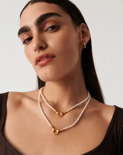 Harris Reed Medium In Good Hands Pearl Pendant Necklace