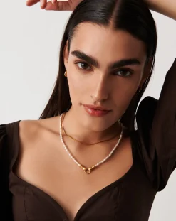 Harris Reed Medium In Good Hands Pearl Pendant Necklace
