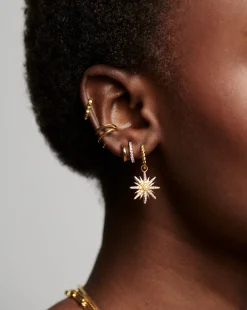 Harris Reed Moonlight Charm Hoop Earrings