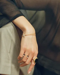 Harris Reed Pearl North Star Bracelet