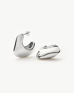 Hera Dome Large Hoop Earrings