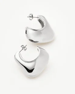 Hera Dome Large Hoop Earrings