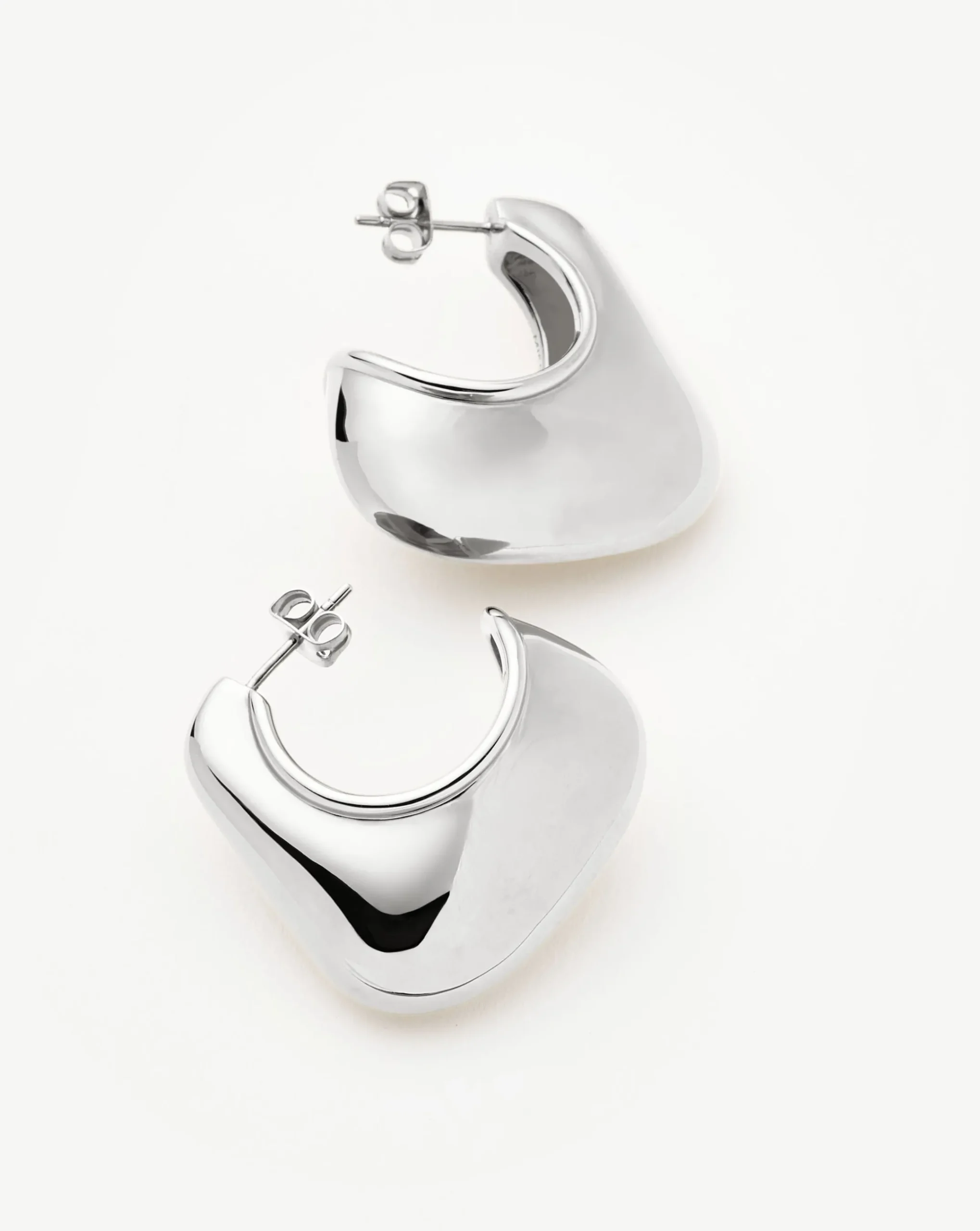 Hera Dome Large Hoop Earrings