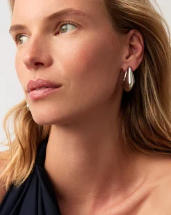 Hera Dome Large Hoop Earrings