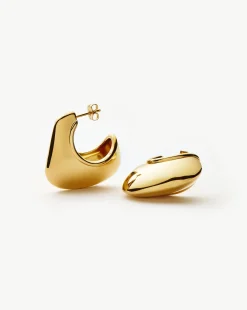 Hera Dome Large Hoop Earrings