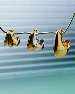 Hera Dome Large Hoop Earrings