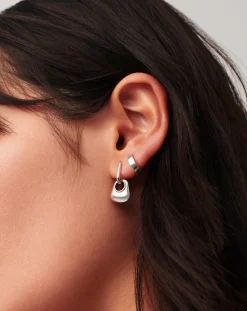 Hera Mini Charm Hoop Earrings