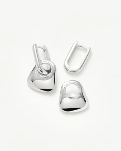 Hera Mini Charm Hoop Earrings