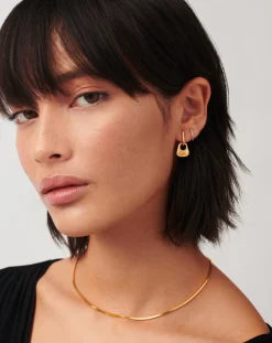 Hera Mini Charm Hoop Earrings