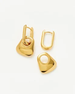 Hera Mini Charm Hoop Earrings