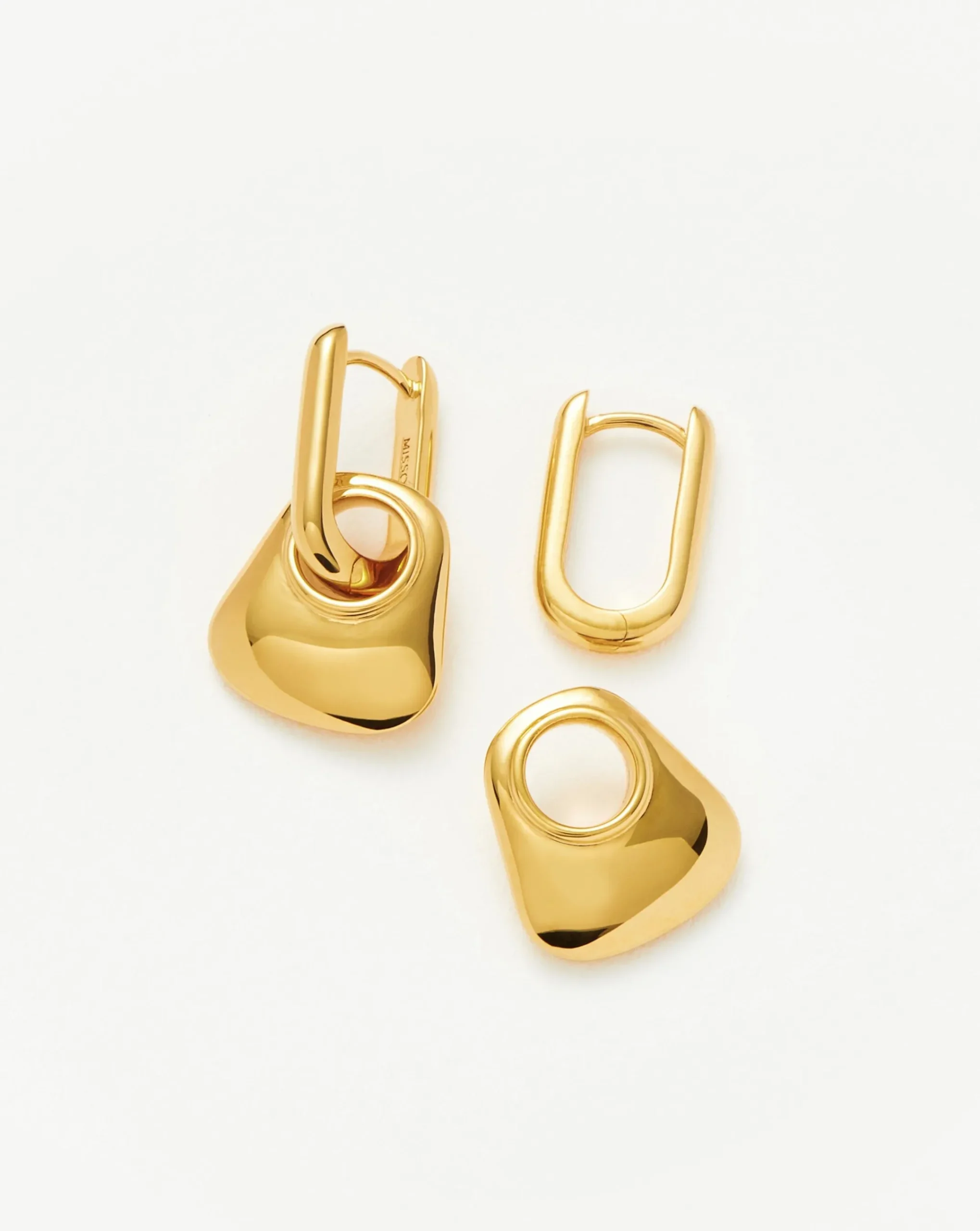 Hera Mini Charm Hoop Earrings
