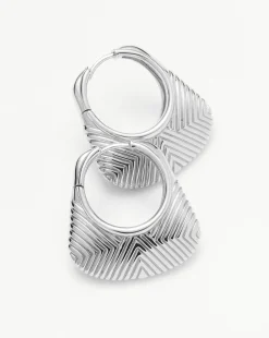 Hera Ridge Hoop Earrings