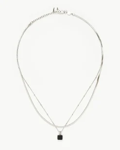 Iconic Lucy Williams Black Onyx Necklace Set