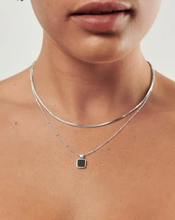Iconic Lucy Williams Black Onyx Necklace Set