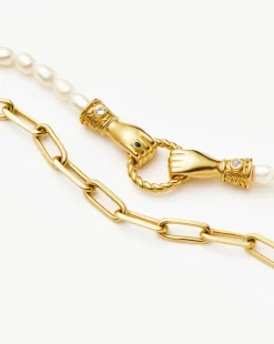 In Good Hands Pearl & Chain Bracelet Set
