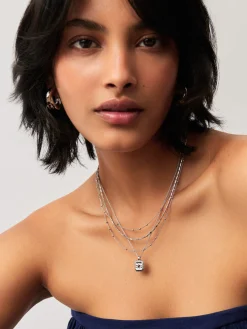 January Birthstone Pendant Necklace