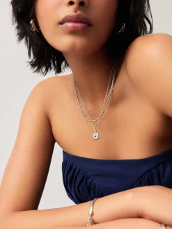January Birthstone Pendant Necklace