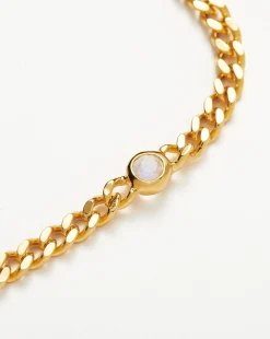 June Birthstone Chain Bracelet