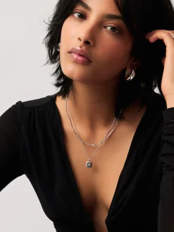 June Birthstone Pendant Necklace