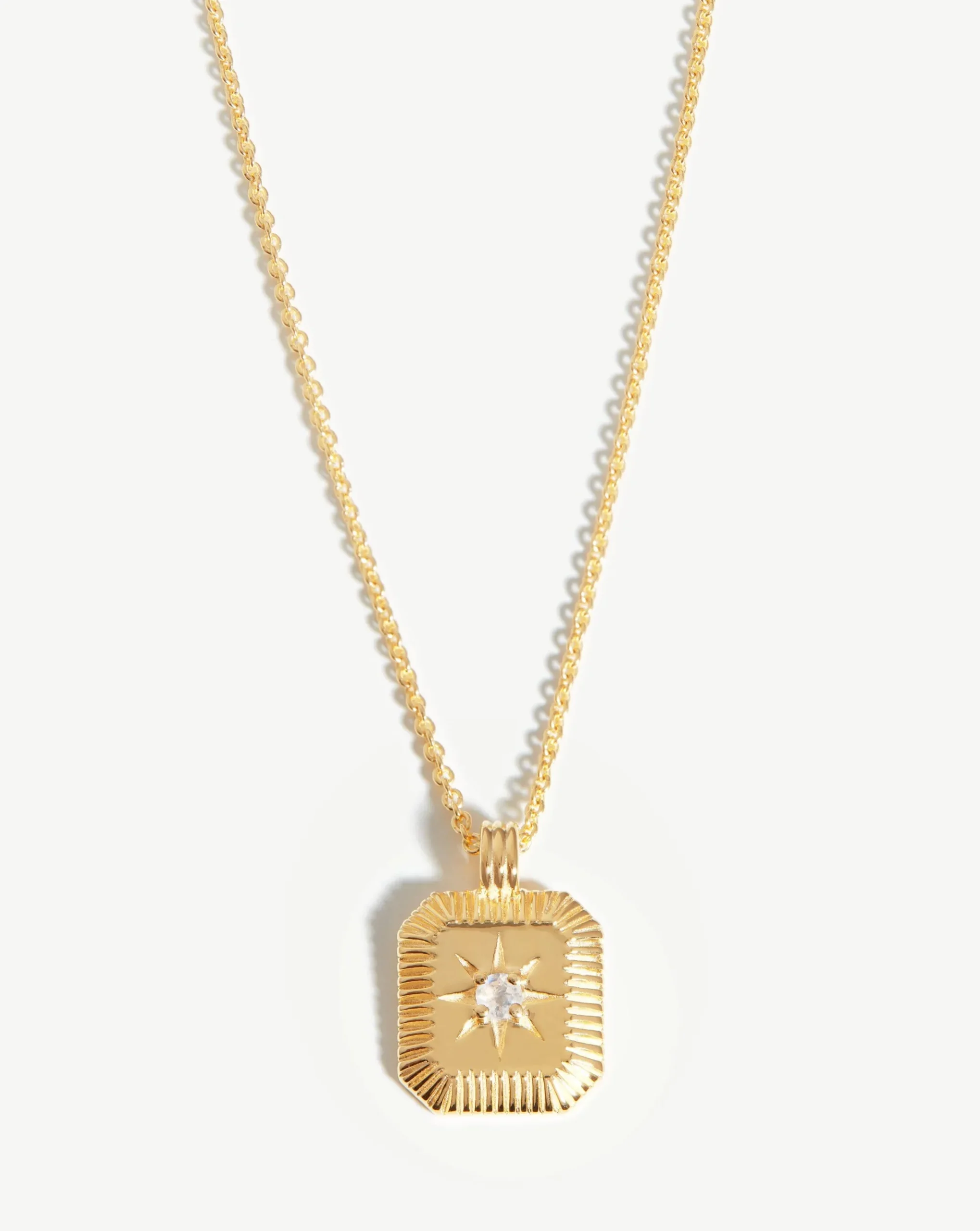 June Birthstone Pendant Necklace