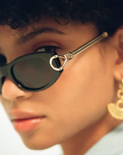 Le Specs Hydrus Link Oval Sunglasses