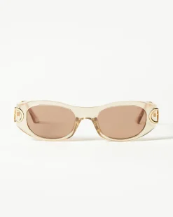 Le Specs Hydrus Link Oval Sunglasses