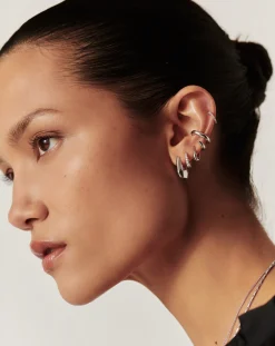 Lucy Williams Arco Small Hoop Earrings