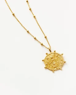 Lucy Williams Beaded Coin Necklace