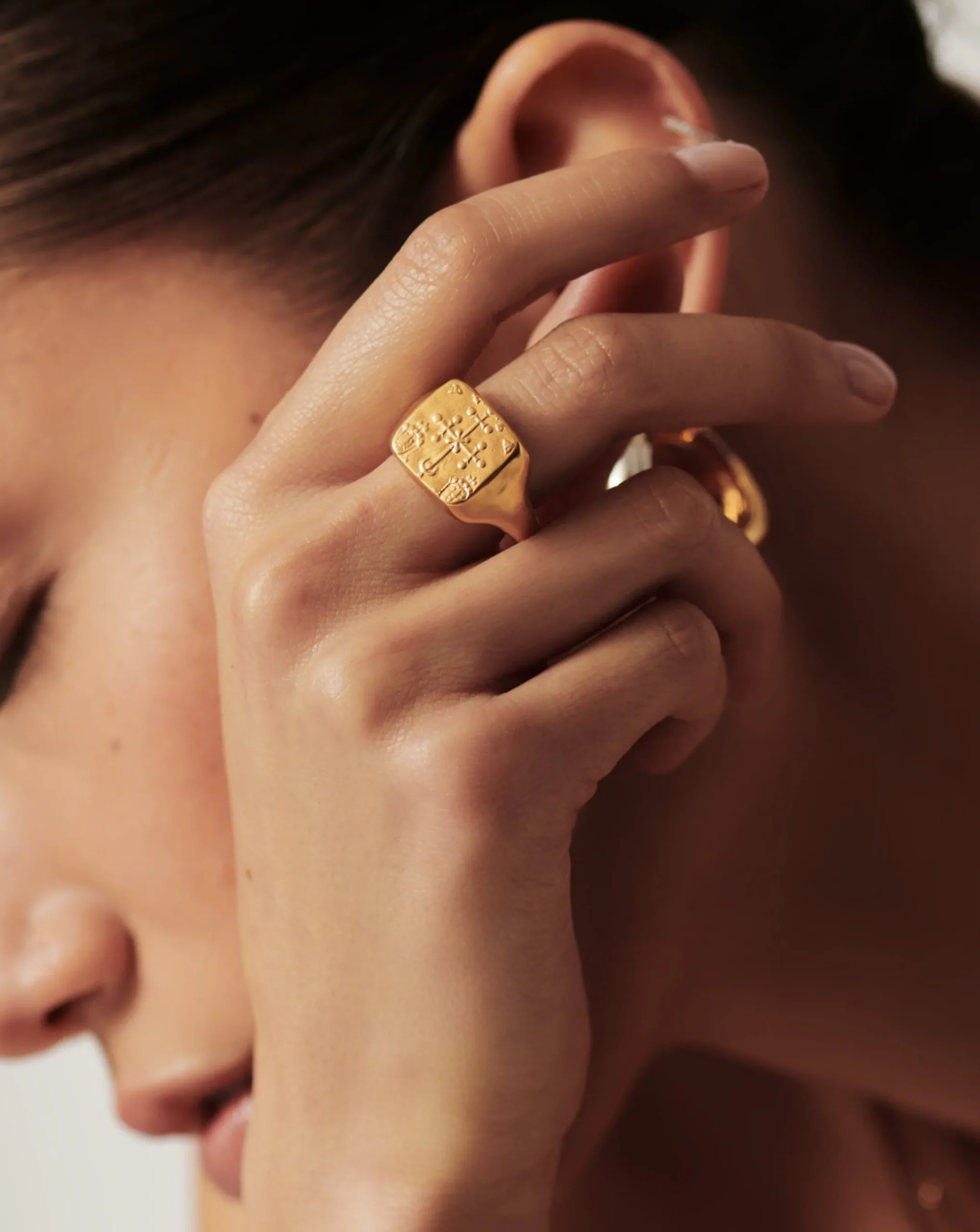 Lucy Williams Byzantine Coin Signet Ring