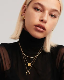 Lucy Williams Byzantine Square Coin Pendant Necklace