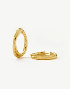 Lucy Williams Entwine Hoop Earrings