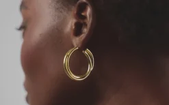 Lucy Williams Entwine Hoop Earrings